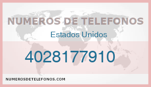 Telefono 4028177910