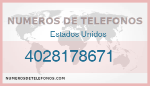 Telefono 4028178671