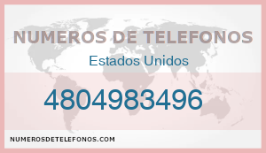 Telefono 4804983496