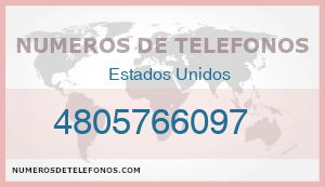 Telefono 4805766097