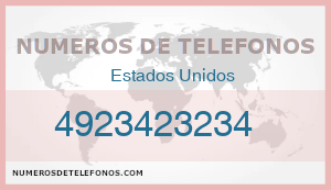 Telefono 4923423234