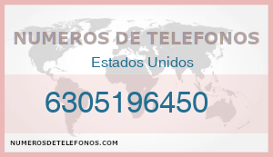 Telefono 6305196450