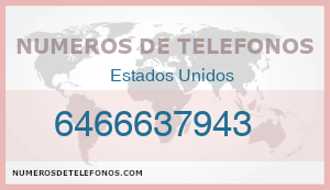 Telefono 6466637943