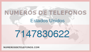 Telefono 7147830622