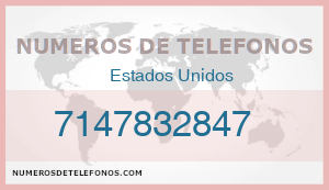 Telefono 7147832847