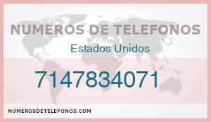 Telefono 7147834071