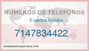 Telefono 7147834422
