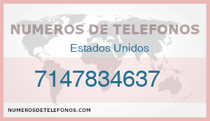 Telefono 7147834637