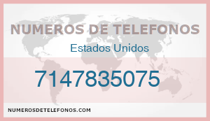 Telefono 7147835075