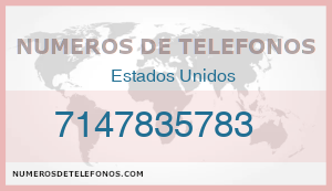 Telefono 7147835783