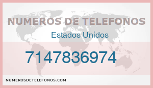 Telefono 7147836974