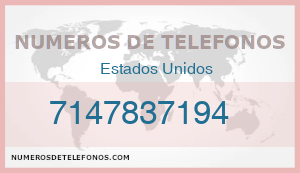 Telefono 7147837194