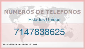 Telefono 7147838625