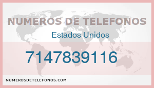 Telefono 7147839116