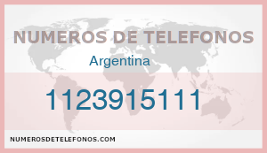 Telefono 1123915111
