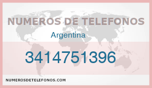 Telefono 3414751396