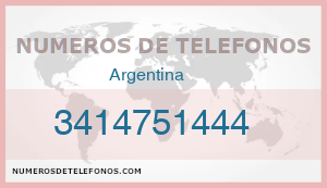 Telefono 3414751444