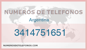 Telefono 3414751651
