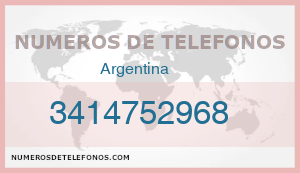 Telefono 3414752968