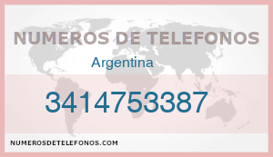 Telefono 3414753387