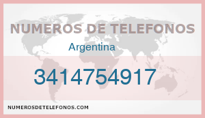 Telefono 3414754917
