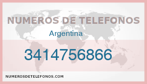 Telefono 3414756866