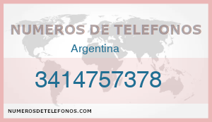 Telefono 3414757378