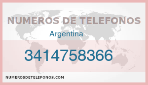 Telefono 3414758366