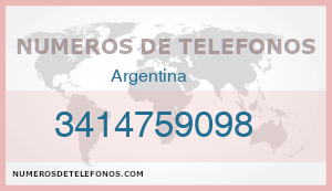 Telefono 3414759098