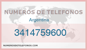 Telefono 3414759600