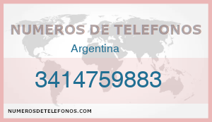 Telefono 3414759883