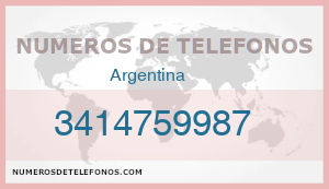 Telefono 3414759987