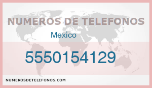 Telefono 5550154129
