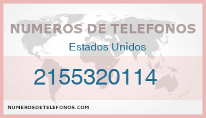 Telefono 2155320114
